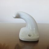 White porcelain patère art deco 30 40