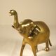 Brass elephant 13 cm
