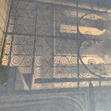 Large old wall frame in gilded wood