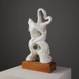 Abstract Ceramic Sculpture “Symphonie” by Freddy Callant, Belgium 1960s