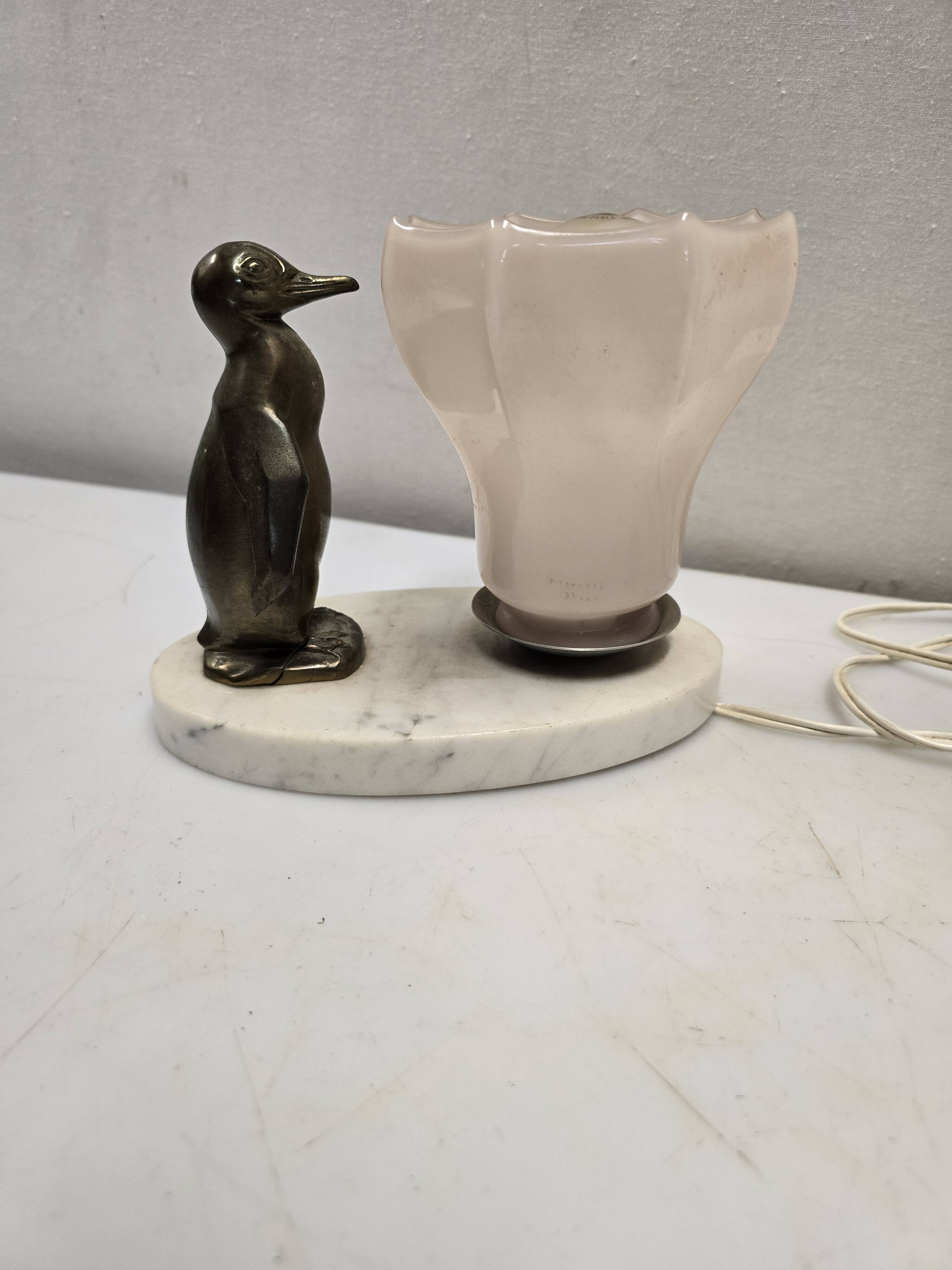 Penguin lamp from the 60s