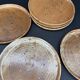 Lot de 6 assiettes en grès pyrité artisanal