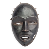 African mask Dan Déanglé, tribal art, Ivory Coast, 23 cm, 20th century
