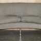 William Yeowood Curved 2-Seater Sofa in Velvet and Linen