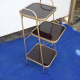 Vintage gold metal shelf