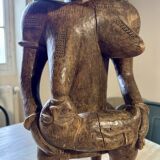 3 Statues Africaines Anciennes Art Premier