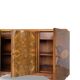 Italian Art deco burl walnut sideboard, of great quality.