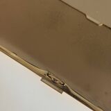 Vintage 1960s gold-plated cigarette case from France - 13 x 10 cm