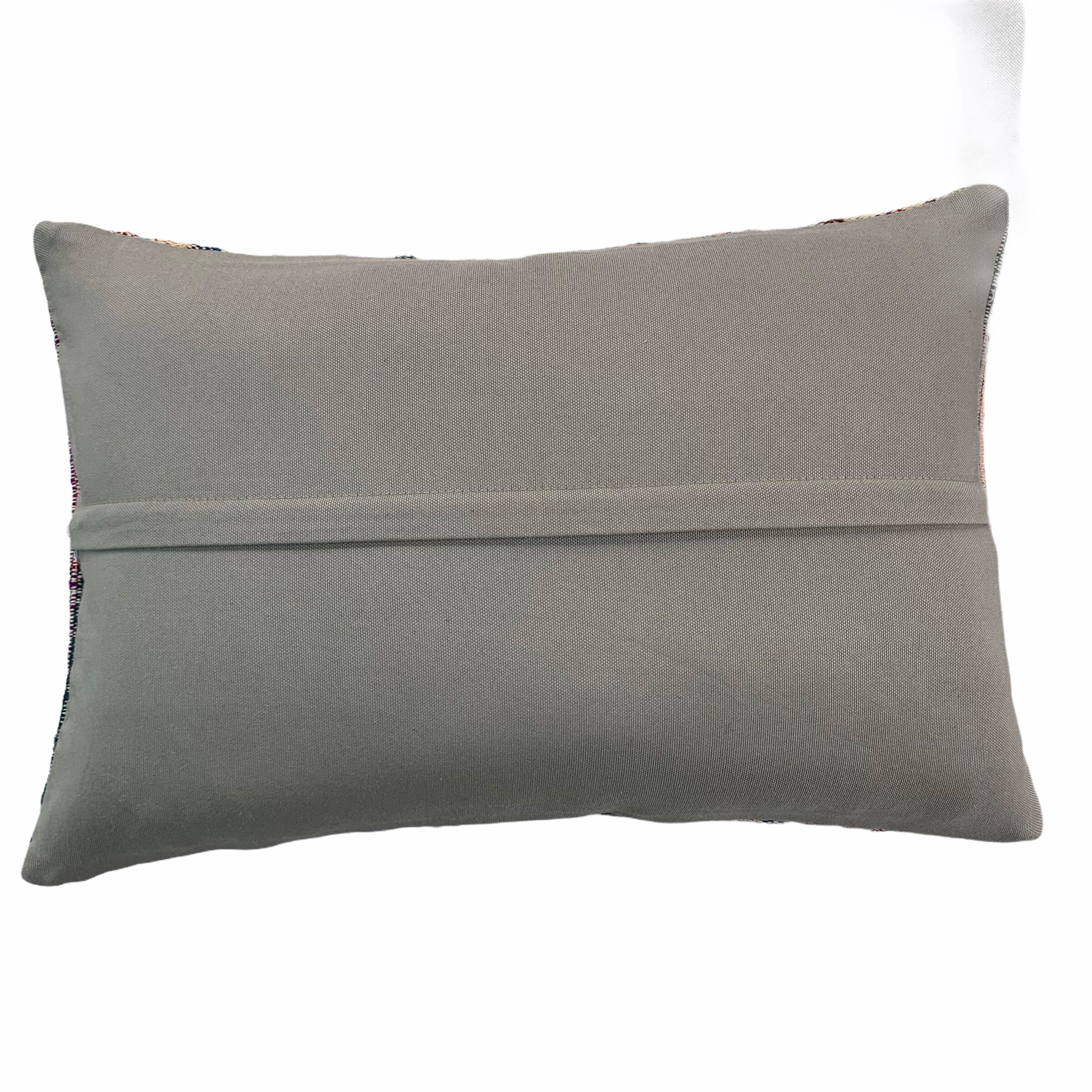 Vintage turkish handmade kilim cushion cover 40x60 cm