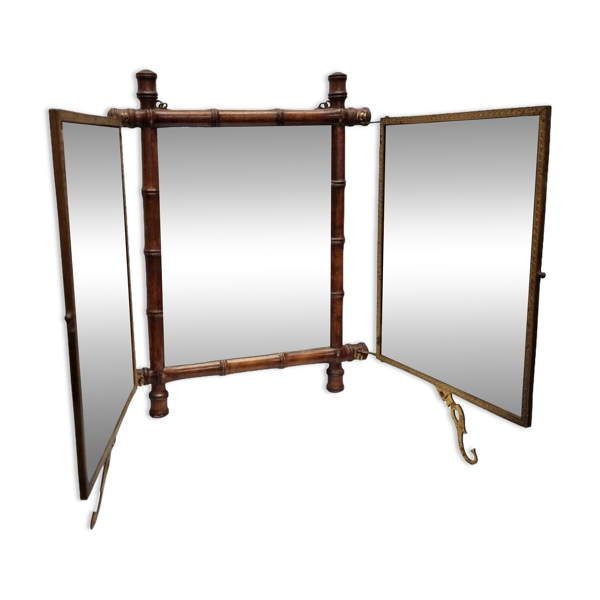 Miroir triptyque ancien de style japonais — Beyit