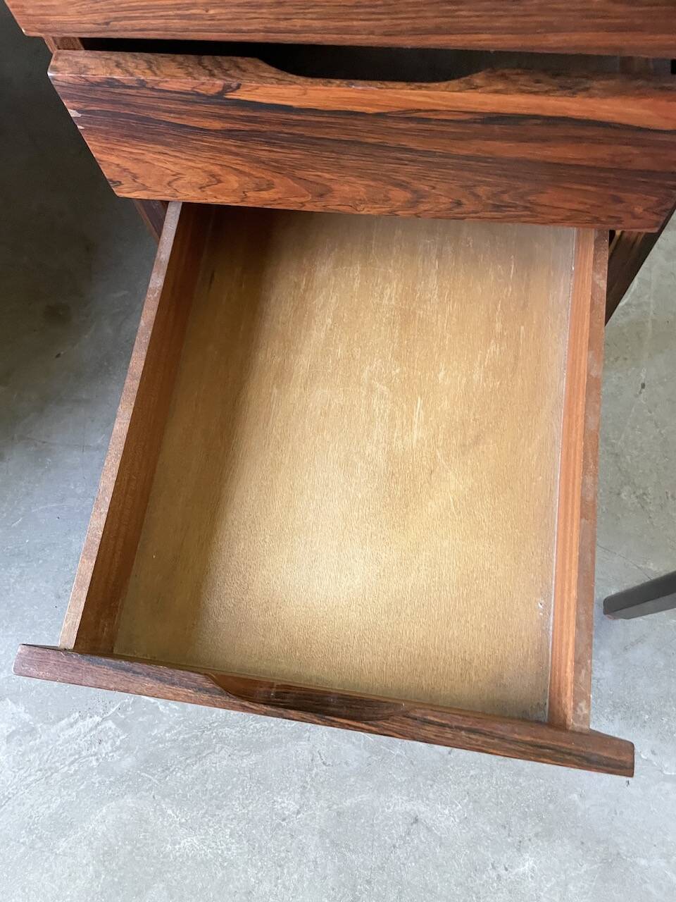 Desk and its Scandinavian rosewood chair