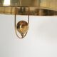 Florian Schulz Brass Pendant with Lights, Germany, 1970