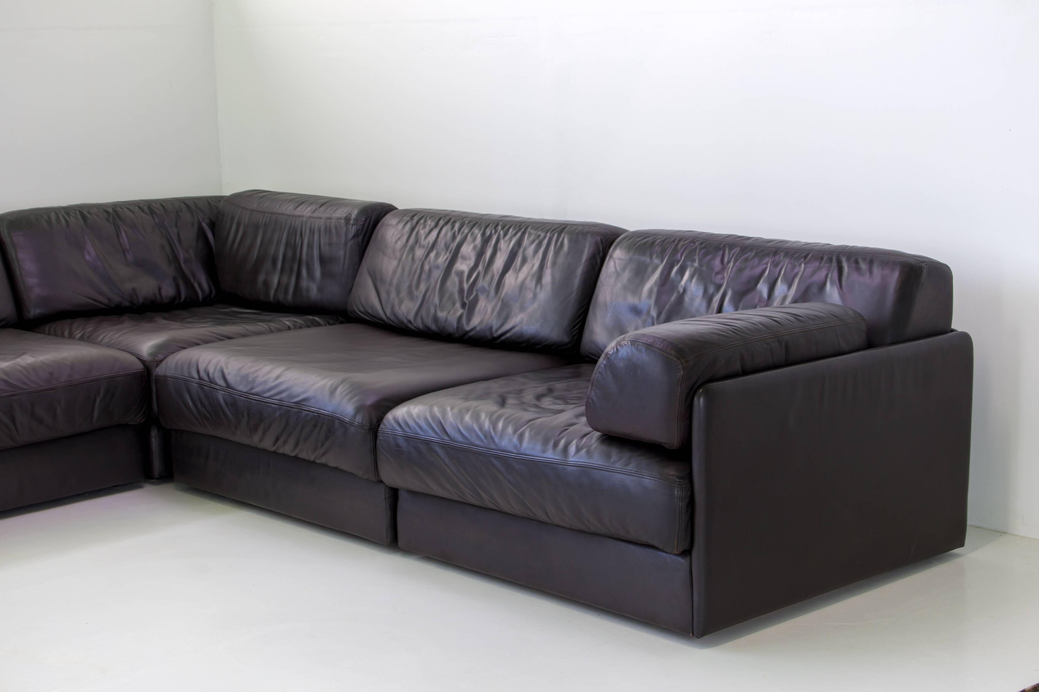 De Sede DS-76 – modular leather sofa (5 elements)