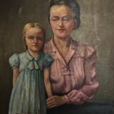 Portrait mother and daughter