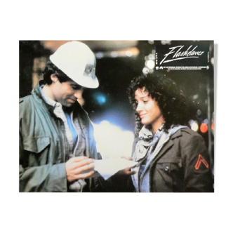 Affiche originale d’exploitant cinématographique de " Michael Nouri & Jennifer Beals " de 1983