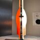 Pair of orange Keplero wall lights