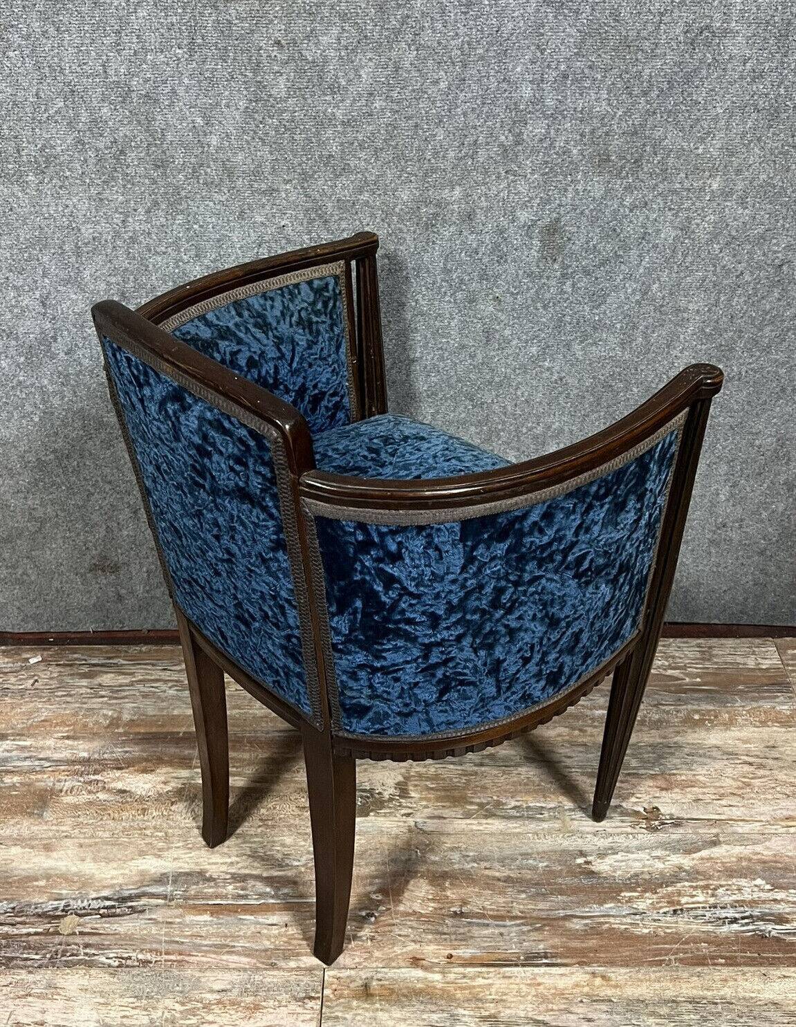 fauteuil de bureau époque Art Déco vers 1920