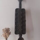 Large wooden Awale Baoule game (Burkina Faso)