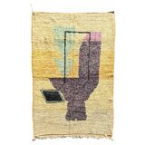 Grand tapis berbere multicolores Boujad