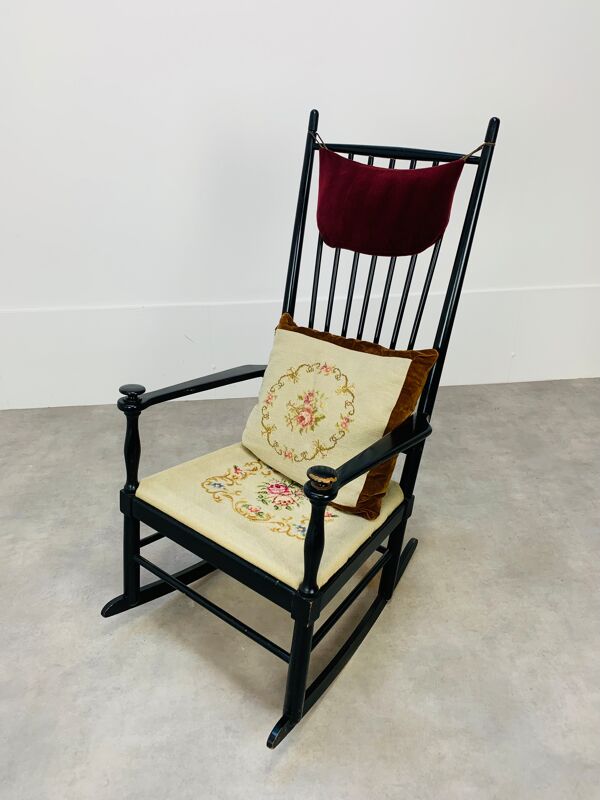 Rocking chair art and craft vintage