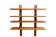 Pierre Chapo. Shelf or bookcase in natural elm. 1980s.