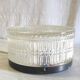 Ceiling light or wall sconce in prismatic glass - mid 20th century.