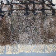 Tapis abstrait danois en laine à poils longs, années 1960