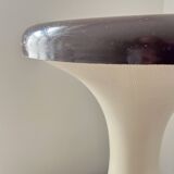 Vintage GDR Space Age brown plastic Tulip Stool, 1960s