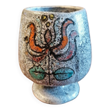 Small design vase 1960 fat lava