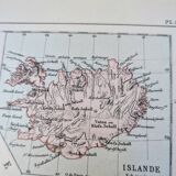 Denmark and dependencies, period map, 1887, Authentic