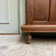 Antique oak entrance wardrobe