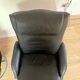 Ikea malung leather armchairs black