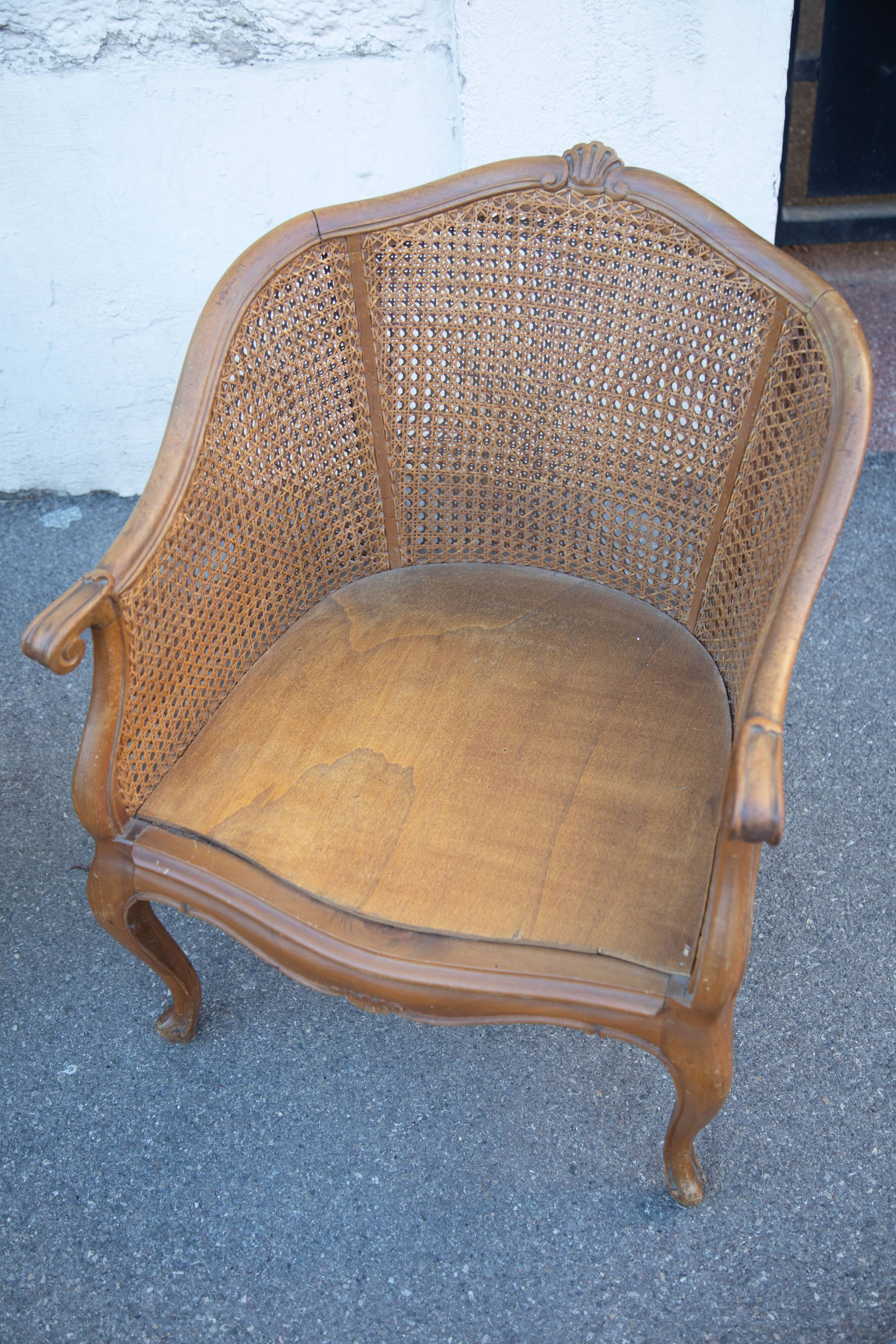 Pair of cannés convertible armchairs