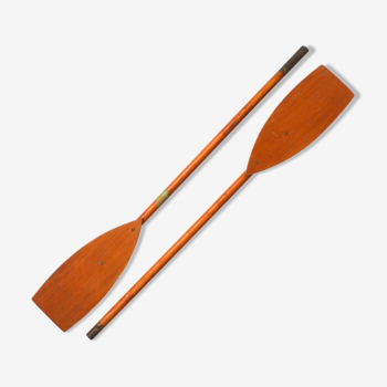 Authentic wooden paddles