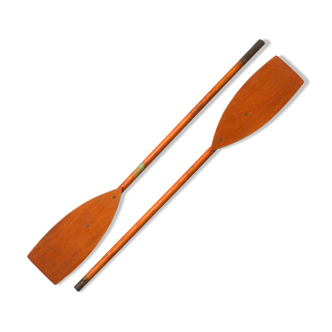 Authentic wooden paddles