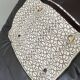 Marsala armchair in plexiglass & brown patchwork leather, Ligne Roset 1970