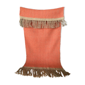 Hemp and wool woven carpet 146x61 cm