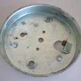 Large round ceiling light, molded glass wall light, thick, Helena Tynell, 1960s