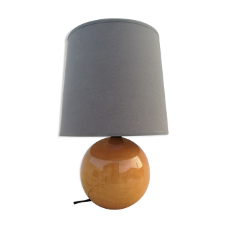 Wooden ball lamp