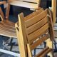 Pair of Wooden Folding Armchairs by Clairitex