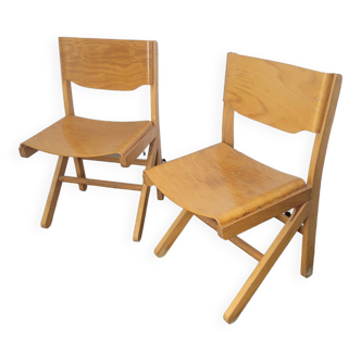 Pair of baumann chairs