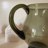 Smoked glass carafe