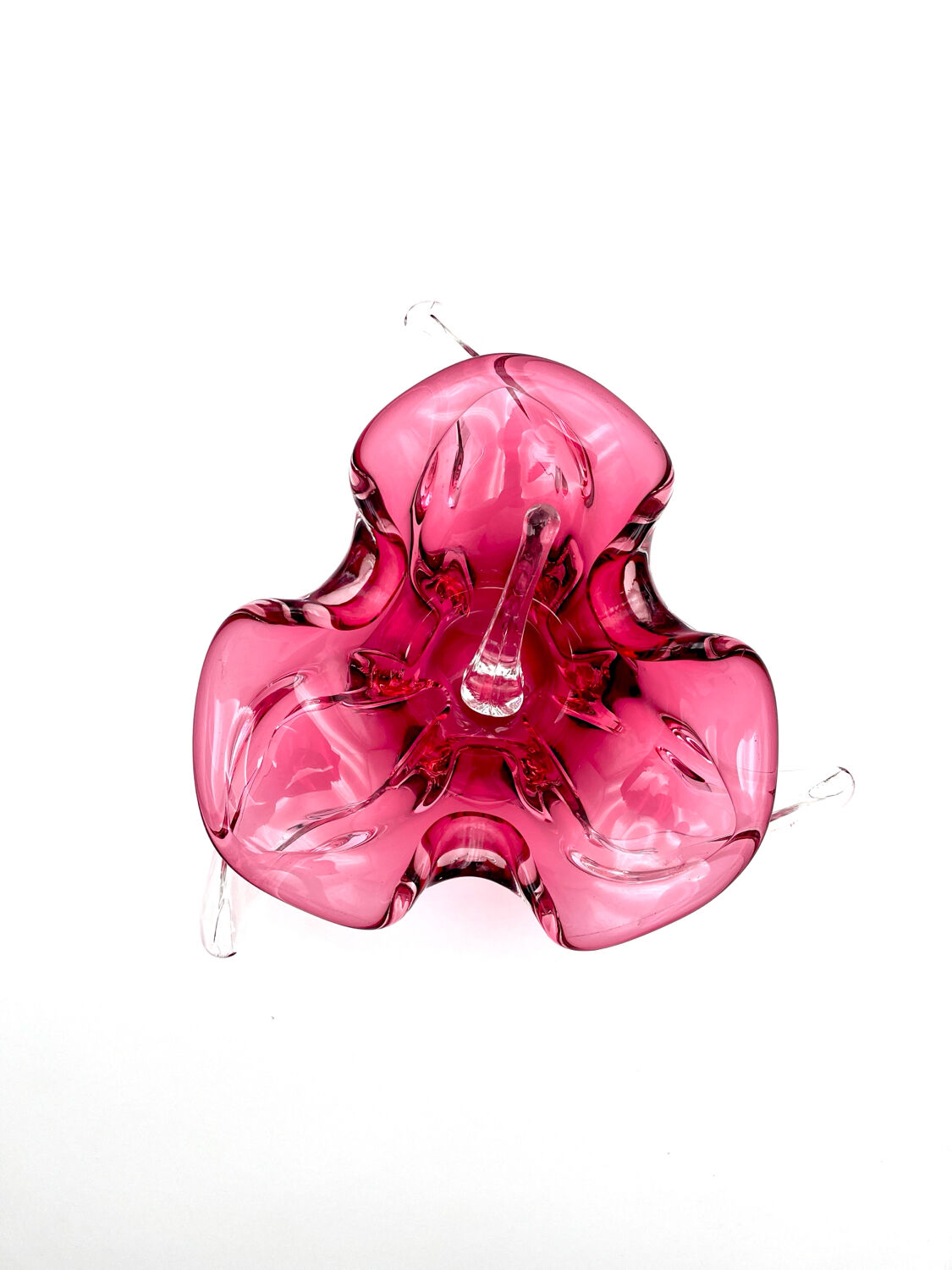 Rare Coupe Mortier et Pilon - Murano - Cristal Ru- Circa 195