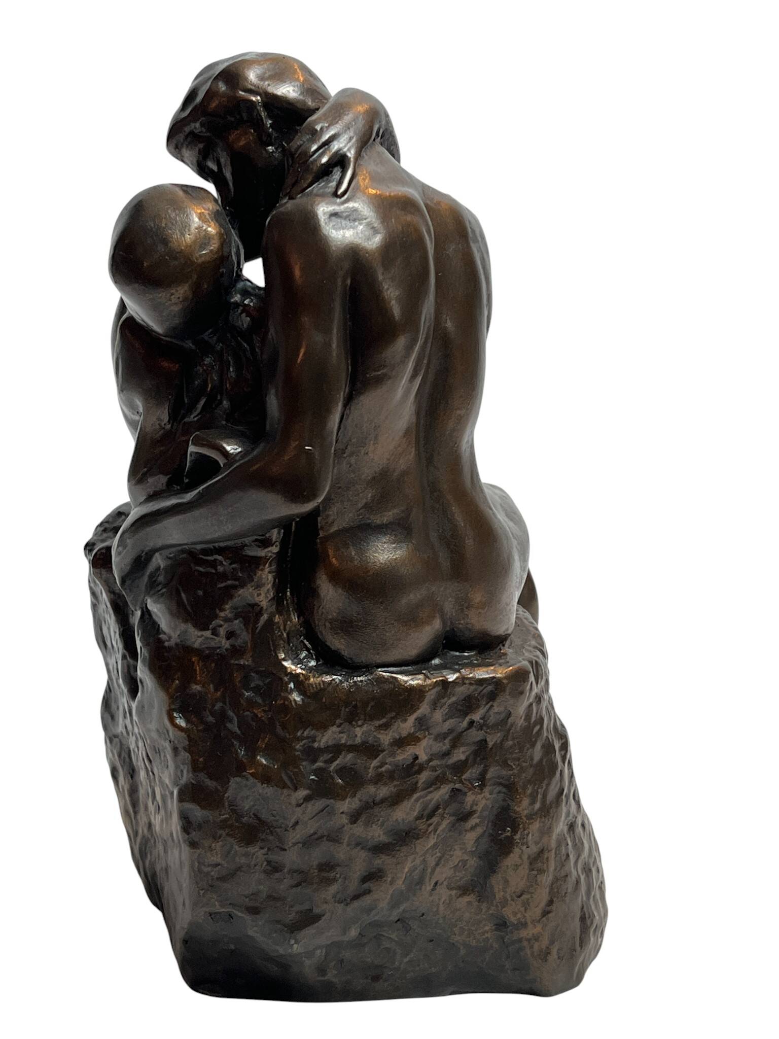 Rodin (d’après), reproduction sculpture Le Baiser XXème