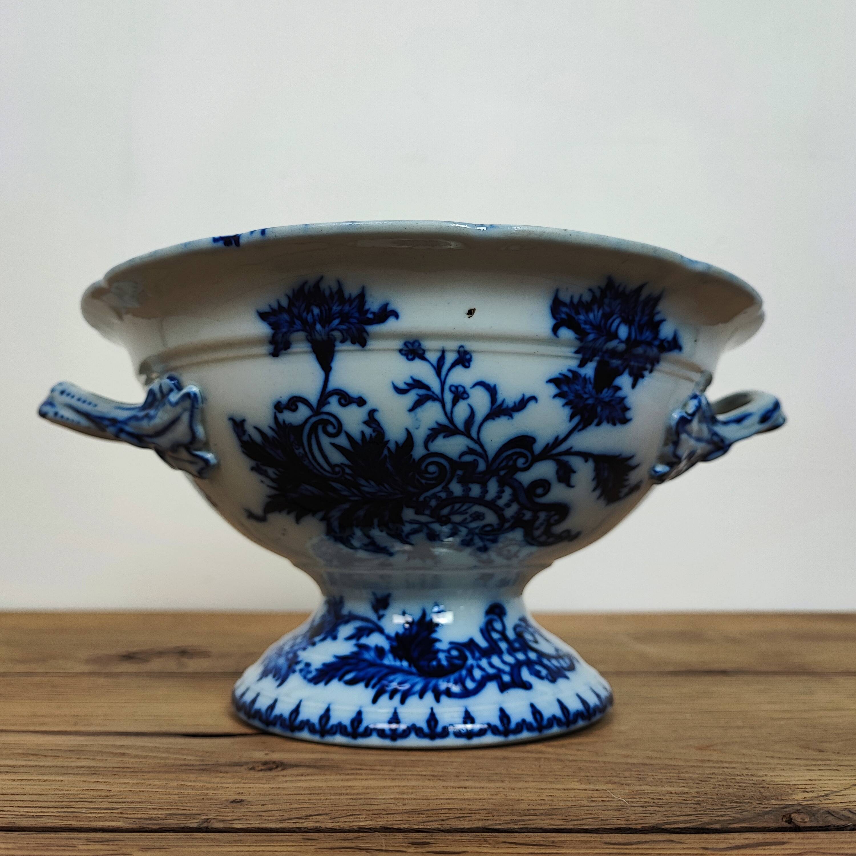 Iron earth compote bowl
