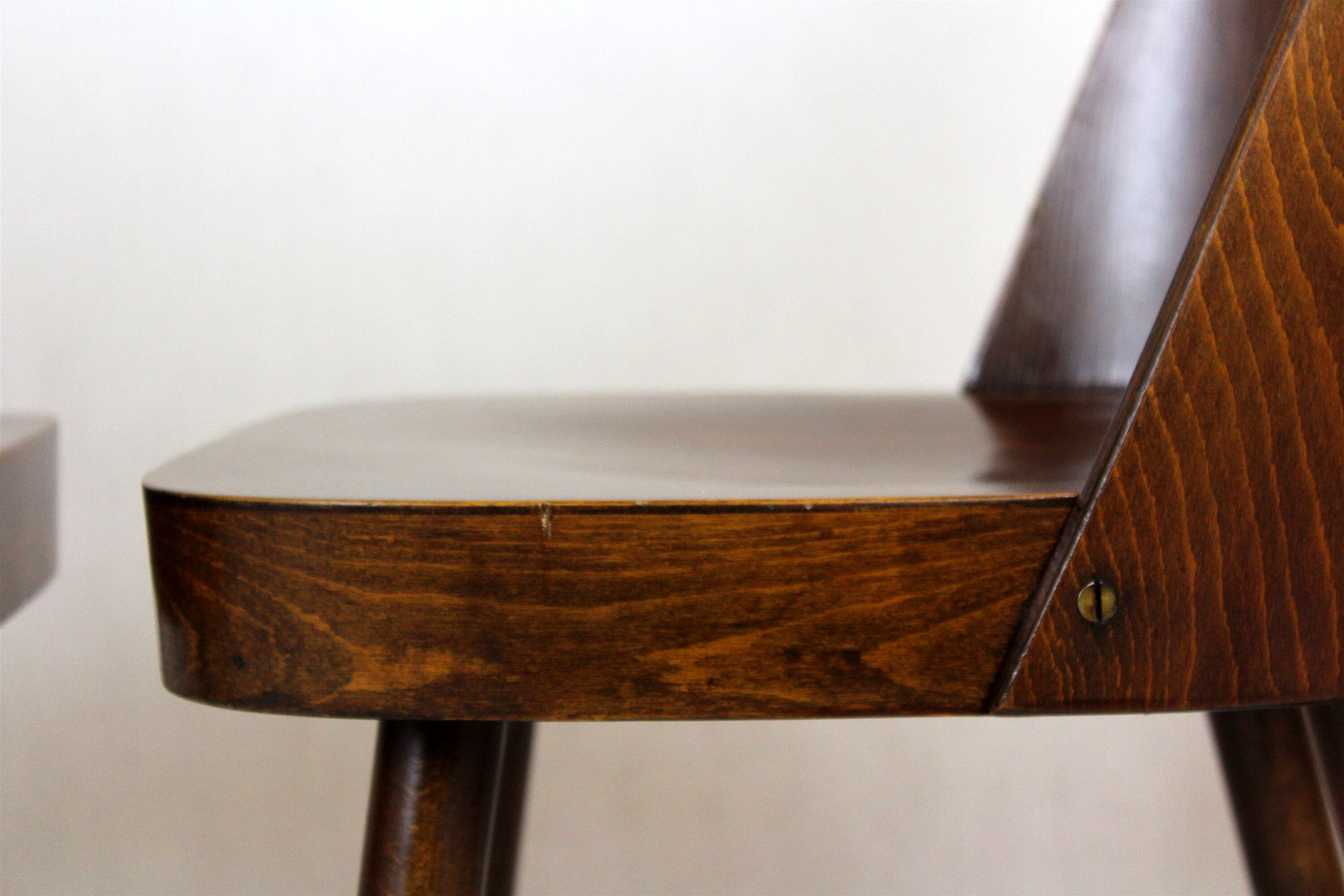 Wooden chairs by Oswald Haerdtl for Ton, 1950