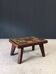 Brutalist Rustic Slate Tile & Oak Coffee Table, Belgium, 1960s