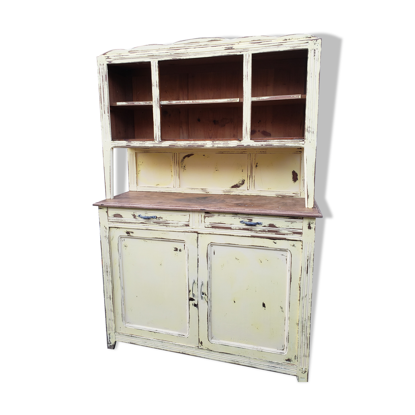 Buffet double soft yellow patina