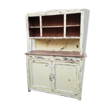 Buffet double patine  jaune tendre