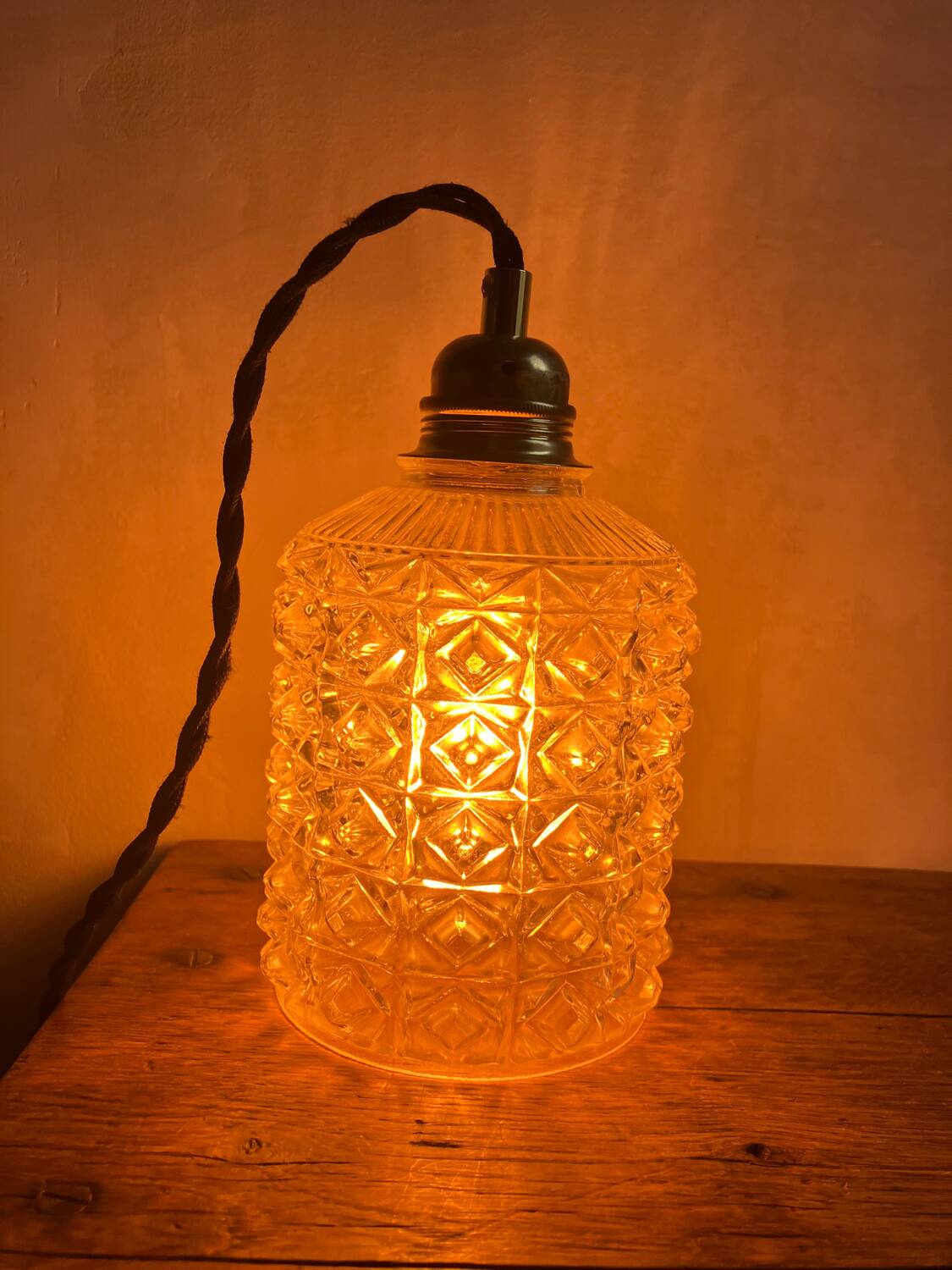 Vintage portable lamp